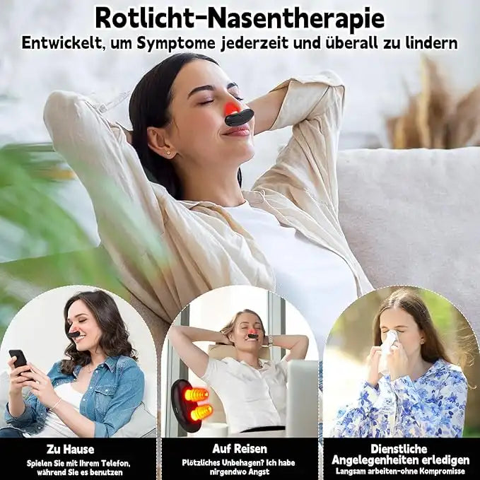 Red Light Therapy Device for Nose