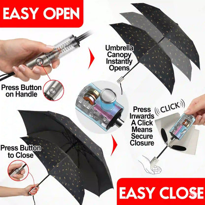 Rain रक्षक Umbrella (With Zip Case)