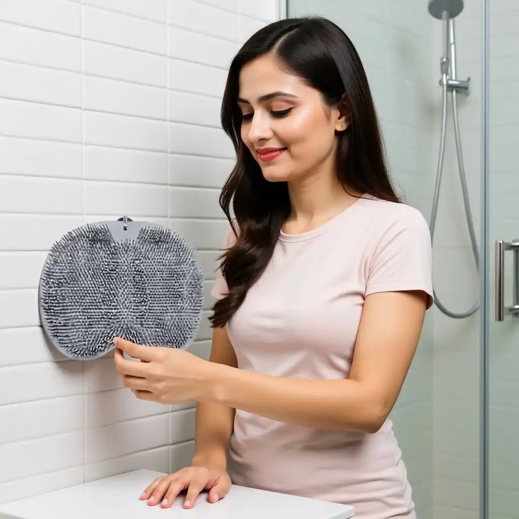 Shower Scrubber Mat For Deep Cleaning (pack of 2)