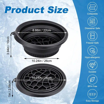 Face Bowl for Ice with Tray