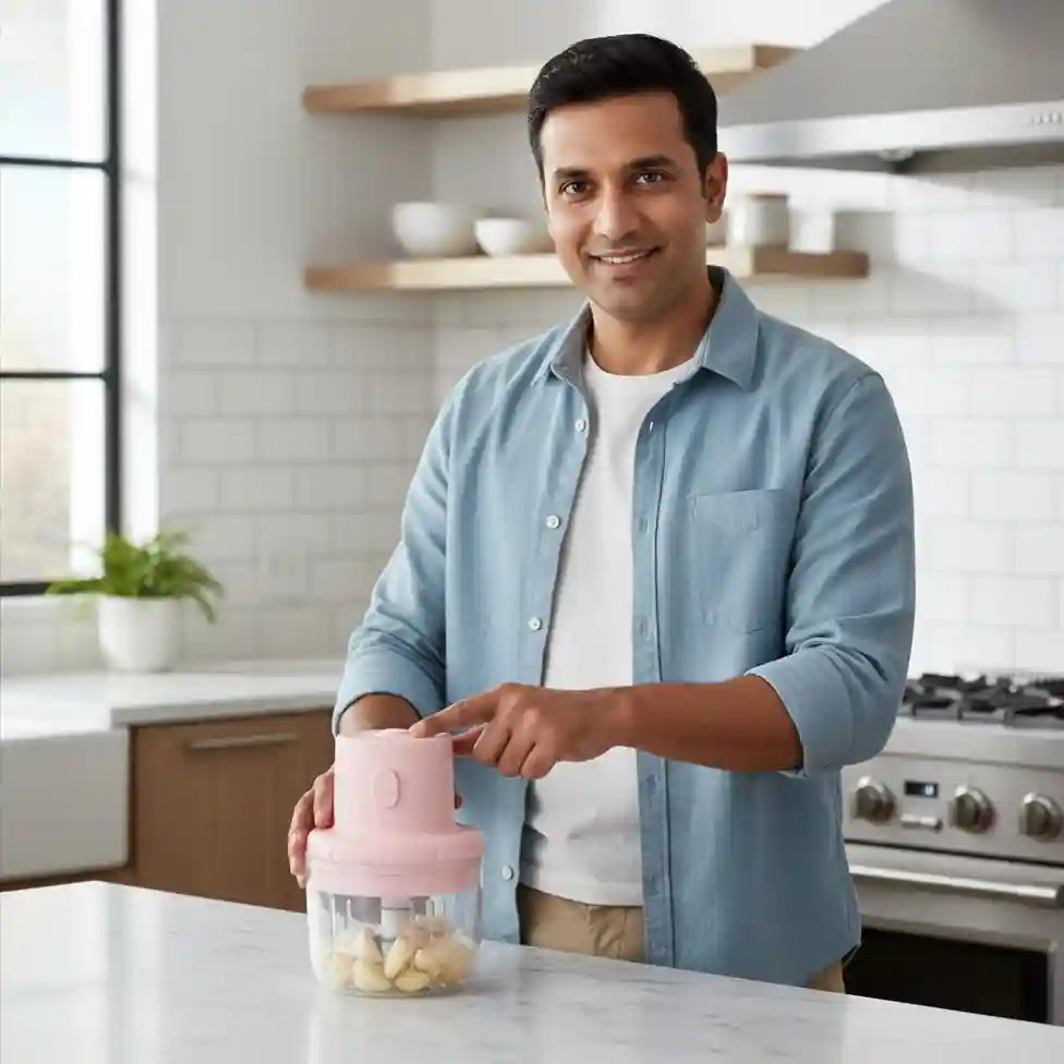 Electric food chopper wireless